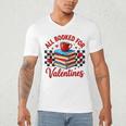 All Booked For Valentines Book Lovers Teacher Student Men's V-Neck T-Shirt All Booked For Valentines Book Lovers Teacher Student Men's V-Neck T-Shirt