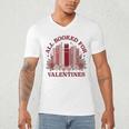 All Booked For Valentines Day Bookish Readers Book Lovers Men's V-Neck T-Shirt