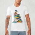 Books Abstract Artist Women Art Painting Books Men's V-Neck T-Shirt Books Abstract Artist Women Art Painting Books Men's V-Neck T-Shirt