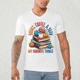 Books Coffee & Yarn Lover My Favorite Things Men's V-Neck T-Shirt