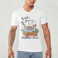 Books Original Handheld Device Reader Literacy Book Lover Men's V-Neck T-Shirt Books Original Handheld Device Reader Literacy Book Lover Men's V-Neck T-Shirt