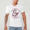 Books A Well-Read Woman Is A Dangerous Creature Women Premium Tri-Blend Men's V-Neck T-Shirt