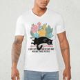 Cat Meme I Like Cats And Books And Maybe Three People Men's V-Neck T-Shirt Cat Meme I Like Cats And Books And Maybe Three People Men's V-Neck T-Shirt