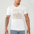 Chapter 32nd Birthday Bookworm 32 Years Old For Book Lovers Men's V-Neck T-Shirt Chapter 32nd Birthday Bookworm 32 Years Old For Book Lovers Men's V-Neck T-Shirt