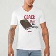 Christian Quote Holy Bible Crack This Book Not Drugs Men's V-Neck T-Shirt