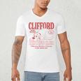 Clifford The Big Red Dog Reading Club Est 1988 Kids Books Men's V-Neck T-Shirt