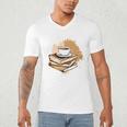 Coffee And Books Adult Books Lover Reading Men's V-Neck T-Shirt Coffee And Books Adult Books Lover Reading Men's V-Neck T-Shirt