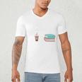 Coffee And Books Men's V-Neck T-Shirt