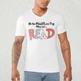 Cute Read Reading Day Book Lovers Teachers Students Kids Men's V-Neck T-Shirt