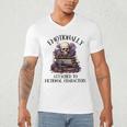 Dark Romance Book Emotionally Attached Fictional Characters Men's V-Neck T-Shirt Dark Romance Book Emotionally Attached Fictional Characters Men's V-Neck T-Shirt