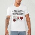 Dark Romance Bookish Merch Put My Book Down Spicy Book Women Men's V-Neck T-Shirt