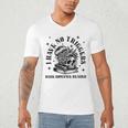 Dark Romance Merch Spicy Book Lover No Triggers Warning Men's V-Neck T-Shirt