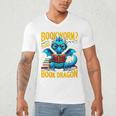 Dragon Bookworm Please I'm A Book Dragon Men's V-Neck T-Shirt Dragon Bookworm Please I'm A Book Dragon Men's V-Neck T-Shirt