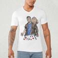 Dungeon Crawler Carl Sketchbook Princess Donut And Carl Book Men's V-Neck T-Shirt