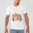 Easily Distracted By Cats And Books Cute Cat Sleeping Girls Men's V-Neck T-Shirt Easily Distracted By Cats And Books Cute Cat Sleeping Girls Men's V-Neck T-Shirt