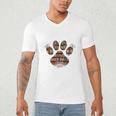 Easily Distracted By Dogs And Books Men's V-Neck T-Shirt
