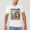 Emotionally Attached To Fictional Characters Just More Books Men's V-Neck T-Shirt Emotionally Attached To Fictional Characters Just More Books Men's V-Neck T-Shirt