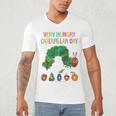 Eric Carle Very Hungry Caterpillar Day Children's Book Men's V-Neck T-Shirt Eric Carle Very Hungry Caterpillar Day Children's Book Men's V-Neck T-Shirt