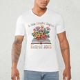 Floral Book Officially Retired 2025 A New Chapter Begins Men's V-Neck T-Shirt