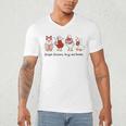 Forget Flowers Buy Me Books Silly-Goose Book Reading Lover Men's V-Neck T-Shirt