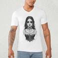Gothic Goth Girl Woman Movie Book Art Men's V-Neck T-Shirt Gothic Goth Girl Woman Movie Book Art Men's V-Neck T-Shirt