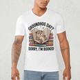 Groundhog Day Librarian Book Lover Reader Library Men's V-Neck T-Shirt Groundhog Day Librarian Book Lover Reader Library Men's V-Neck T-Shirt