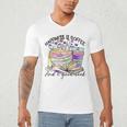 Happiness Is Coffee And a Good Book Women Love Reading Book Men's V-Neck T-Shirt Happiness Is Coffee And a Good Book Women Love Reading Book Men's V-Neck T-Shirt
