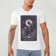 High Priestess Tarot Art Celestial Mystic Book Lover Men's V-Neck T-Shirt