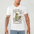 On My Way To Hoard Books And Cause Chaos Tom Foolery Men's V-Neck T-Shirt On My Way To Hoard Books And Cause Chaos Tom Foolery Men's V-Neck T-Shirt