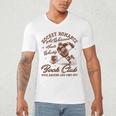 Hockey Romance Smut Reader Book Club Book Lover Bookish Men's V-Neck T-Shirt Hockey Romance Smut Reader Book Club Book Lover Bookish Men's V-Neck T-Shirt