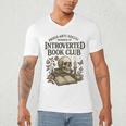 Introverted Book Club Member Anti Social Reader Men's V-Neck T-Shirt Introverted Book Club Member Anti Social Reader Men's V-Neck T-Shirt