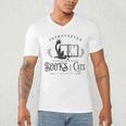 Introverted But Willing To Discuss Cats And Books Men's V-Neck T-Shirt Introverted But Willing To Discuss Cats And Books Men's V-Neck T-Shirt