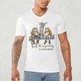 It's A Good Day To Read A Book Frog Toad Men's V-Neck T-Shirt