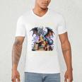 It's Not Hoarding If It's Books Reading Bookworm Reader Men's V-Neck T-Shirt