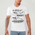 It's All About The Wingspan For Book Lover Men's V-Neck T-Shirt