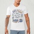 Just One More Chapter Book Lover Reading Quote Men's V-Neck T-Shirt Just One More Chapter Book Lover Reading Quote Men's V-Neck T-Shirt