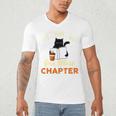 Just One More Chapter Fun Cat Coffee Reading Book Premium Tri-Blend Men's V-Neck T-Shirt Just One More Chapter Fun Cat Coffee Reading Book Premium Tri-Blend Men's V-Neck T-Shirt