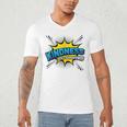 Kindness Is My Superpower Retro Comic Book T-Shirt Men's V-Neck T-Shirt