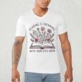 Librarian Cute Bookish It's A Good Day To Read A Book Lover Men's V-Neck T-Shirt Librarian Cute Bookish It's A Good Day To Read A Book Lover Men's V-Neck T-Shirt