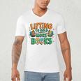 Lifting To Hold More Books Weightlifting Workout Gym Lover Men's V-Neck T-Shirt Lifting To Hold More Books Weightlifting Workout Gym Lover Men's V-Neck T-Shirt