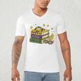 Mardi Gras Book Lover Reading Reader Men Women Kids Men's V-Neck T-Shirt