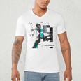 Marvel Spider-Man Gwen Stacy Responsibility Book Covers Men's V-Neck T-Shirt Marvel Spider-Man Gwen Stacy Responsibility Book Covers Men's V-Neck T-Shirt