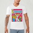 Marvel Universe Classic Dazzler Vintage Comic Book Cover Men's V-Neck T-Shirt