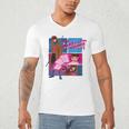 Marvel X-Men '97 Vintage Classic Gambit Comic Book Panels Men's V-Neck T-Shirt