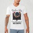 Meadows Baby Our Last Name Is Meadows Dark Romance Smut Book Men's V-Neck T-Shirt