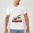 Murder Mystery And a Cup Of Tea Book Humor Men's V-Neck T-Shirt
