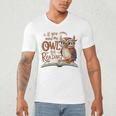If You Need Me Owl Be Reading Book Lover Students Men's V-Neck T-Shirt If You Need Me Owl Be Reading Book Lover Students Men's V-Neck T-Shirt