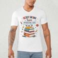 Nerdy Moms Raise Interesting Kids Books Science Men's V-Neck T-Shirt