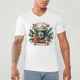North Pole Book Club Books Reading Mug Gingerbread Men's V-Neck T-Shirt North Pole Book Club Books Reading Mug Gingerbread Men's V-Neck T-Shirt
