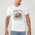 North Pole Book-Club Hot Cocoa Served Daily Christmas Book Men's V-Neck T-Shirt North Pole Book-Club Hot Cocoa Served Daily Christmas Book Men's V-Neck T-Shirt